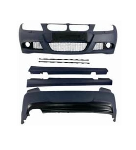 BMW E 90-LCI Komple 2008-2011 Tampon E90 LCI Ön PDC Delikleri Açılabilir Panj Lu M3 CNS Style 511180