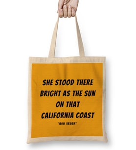 California Quote Bez Çanta Uzun Saplı