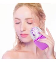 Slikon Yüz Buz Masaj Rulosu Yüz Sıkılaştırıcı Ice Face Roller Mor Renk