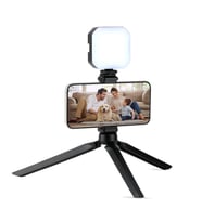 Polosmart PBS142 Pilli Led Işıklı Tripod Siyah