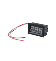 Digital Voltmetre 0-100V DC, 48x29x22mm, 3 Kablolu, Ekonomik, IC-278-2