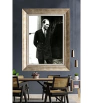 Gümüş Çerçeveli Atatürk Tablo za199