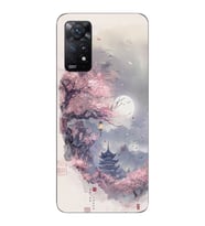 Xiaomi Redmi Note 11 PRO Uyumlu Sanatsal Manzaara Tasarımlı Şeffaf Telefon Kılıfı