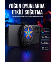 Dijital Göstergeli Evrensel Telefon Soğutma Fanı Yeni Nesil