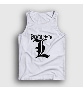 Presmono Unisex Beyaz Logo L V3 Anime Death Note Atlet 129949tt (Beyaz)