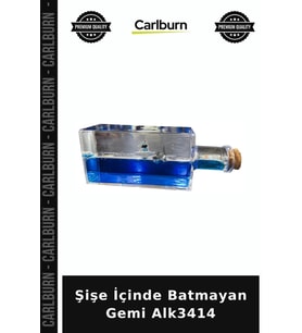Özel Üretim Dekoratif Masaüstü Hediye Süs Koleksiyon Şişe İçinde Batmayan Gemi Alk3414