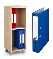 ECO GENİŞ KLASÖR TEKLİ MAVİ 32x28x7,2cm