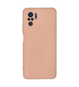 Xiaomi Redmi Note 10 Kılıf Nano İçi Kadife Silikon - Pudra