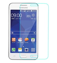 Samsung Galaxy Core 2 Uyumlu Ekran Koruyucu Screen Protector Tempered Glass Kristal Netliğinde %100 HD Görüntü, Yüksek Kalite Kırılmaz Temperli Cam (Şeffaf)