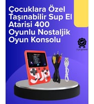 Çocuklar İçin 400 Retro Oyunlu Konsol
