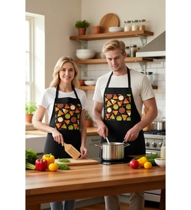 Unisex Aşçı Önlüğü Taco Guacamole Grafik Sanat Baskılı Mutfak Giyimi Rahat Kesim Günlük Modern Şık