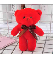 Wolawood Peluş Ayıcık Anahtarlık – Yumoş Mini Sevimli Çanta Süsü, Tatlı ve Şirin Aksesuar, Yumuşak Peluş Oyuncak Anahtarlık Hediyelik