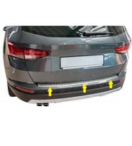 Seat Ateca Krom Arka Tampon Eşiği( TAŞLI) 2016 ve Üzeri P.Çelik