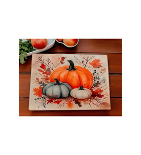 Temperli Cam Sebze Meyve Doğrama Kesme Tahtası + Kenarları Oval, 25X35CM
