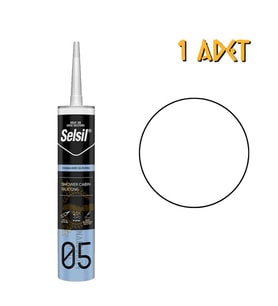 Selsil Mutfak Banyo Duşakabin Silikonu BEYAZ 280 ml. - 1 Adet