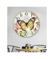 bilge Tasarım retro Duvar Saati 35 x 35 CM (Karışık)
