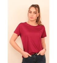 Rich Kadın O Yaka T-shirt %100 Pamuk Tişört
