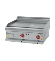 CSA Karacasan 80 cm 700 Seri Set Üstü Elektrikli Yarı Kanallı Izgara