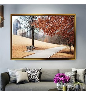 Altın Çerçeveli dekoratif tablo l1534 (Gold)