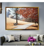 Altın Çerçeveli dekoratif tablo l1534 (Gold)