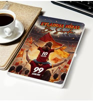 BK Gift Kişiye Özel İsimli Baba-Kız Sarı Kırmızı Evladıma Miras Bu Sevda Beyaz Defter-2, Doğum Günü Hediyesi, Taraftar Hediyesi