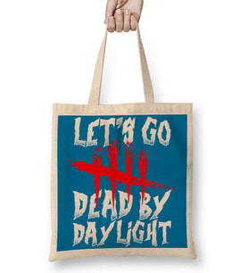 Lets Go Dead By Daylıght Bez Çanta Uzun Saplı