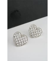 Kadın Kalp Figürlü 2.5 Cm İncili Küpe