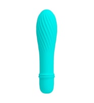 12,3 cm Güçlü Titreşimli Özel Kıvrımlı Teknolojik Vibratör (Turkuaz)
