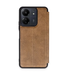 Xiaomi Redmi 13c Kılıf Flip Cover - Taba