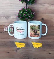 Matematik Öğretmeni Kupa Bardak Beyaz Fotoğraflı Öğretmenler Günü Hediyesi