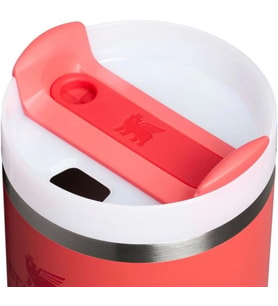 Stanley Quencher Pipetli Termos Bardak, Mercan (Hot Coral), 0.60 Litre (Çok Renkli)