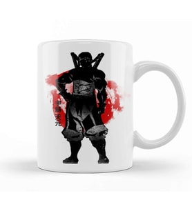 Crimson Tengen Kupa Bardak Porselen