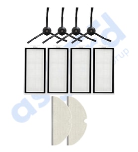 ROBOROCK Q8 MAX , Q8 MAX+ UYUMLU 4 Yan Fırça 4 Filtre 2 Mop PKT-iasgf0001257