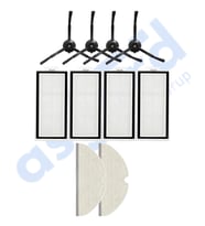 ROBOROCK Q8 MAX , Q8 MAX+ UYUMLU 4 Yan Fırça 4 Filtre 2 Mop PKT-iasgf0001257