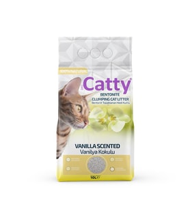 Catty Vanilya Kokulu Kedi Kumu 10 Lt (Beyaz)