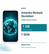 Amerika Birleşik Devletleri eSIM İnternet Paketi 1 GB 7 Gün