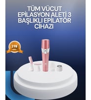 Yüz Vücut Tüy Temizleme Makinesi 3 Farklı Başlıklı