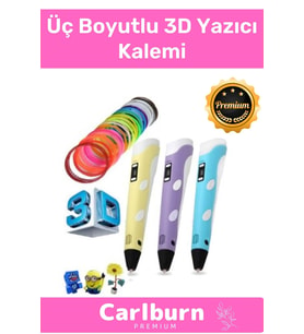 Özel Üretim Bükülebilir ABS Plastik 3D Çocuk Renkli Filament Üç Boyutlu Çizim Yazıcı Kalemi
