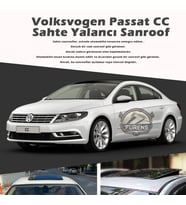 Wv Passat cc Parlak Siyah Yalancı Çakma Sahte Sunroof