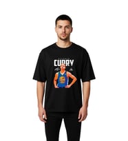 Erkek Oversize Basketbol Sporcusu Şef Yemeği Baskılı Retro Tişört Günlük Rahat Modern Şık Konforlu