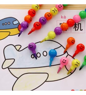 4'lü Emojili Yumurtlayan Boya Kalemi Seti