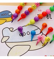 4'lü Emojili Yumurtlayan Boya Kalemi Seti