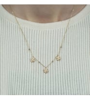 Yonca Altın Kolye (Gold)