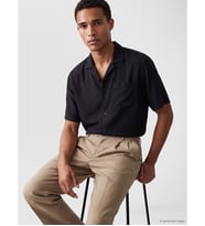 LCW Vision Siyah Regular Fit Erkek Gömlek