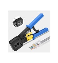 Periboia Ez Rj45 Rj11 Rj12 Cat5 Cat6 Yeni Nesil Konnektör Pense Çok Fonksiyonlu Ergonomik Kolay Sıkma Pensesi (Standart)