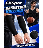 CKSPOR Esnek Spor Kolluğu 1 Çift Basketbol Koşu Fitness Antrenman Kol ve Dirsek Kolluğu