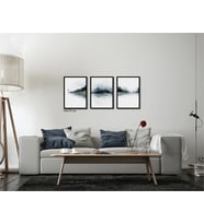 Çerçeveli Doku Efektli Tablo Seti 160x70 cm