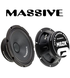 Massive Ms-m8zk 800watt / 300w Rms 20 Cm Premimum Oto Midrange Hoparlör Metal Kapaklı
