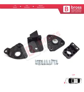 VW Caddy MK3 2K 2C Touran MK1 1T3 2010-2015 2K5998225 İçin Sol Ön Far Ayak Tamir Seti