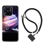 Xiaomi Redmi Note 7 8 9 Pro 10 2022 10 Pro 10S Kılıf Boyun Askılı Silikon Super Planet 1797